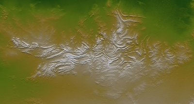 Oval and zigzag patterns on the Davenport Ranges, central Australia by National Aeronautics and Space Administration National Aeronautics and Space Administration